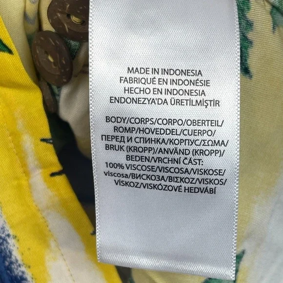 NEW Polo Ralph Lauren Hawaiian Shirt Mens XL Viscose Aloha Floral Sailboats $168 - Picture 9 of 9